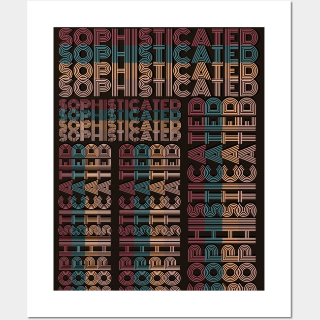 Sophisticated- retro 80s popular color Wall Art by Blueberry Pie 